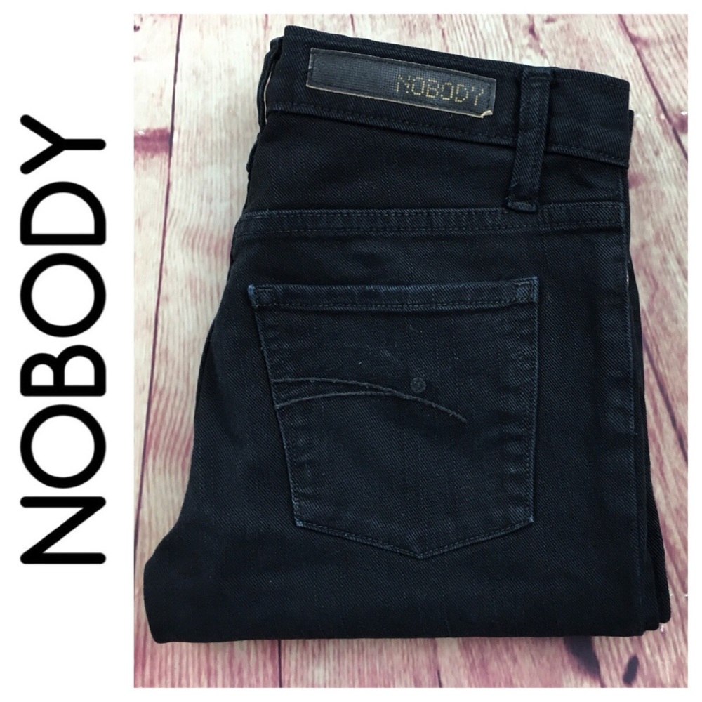 💸Nobody black straight Leg pant size 26